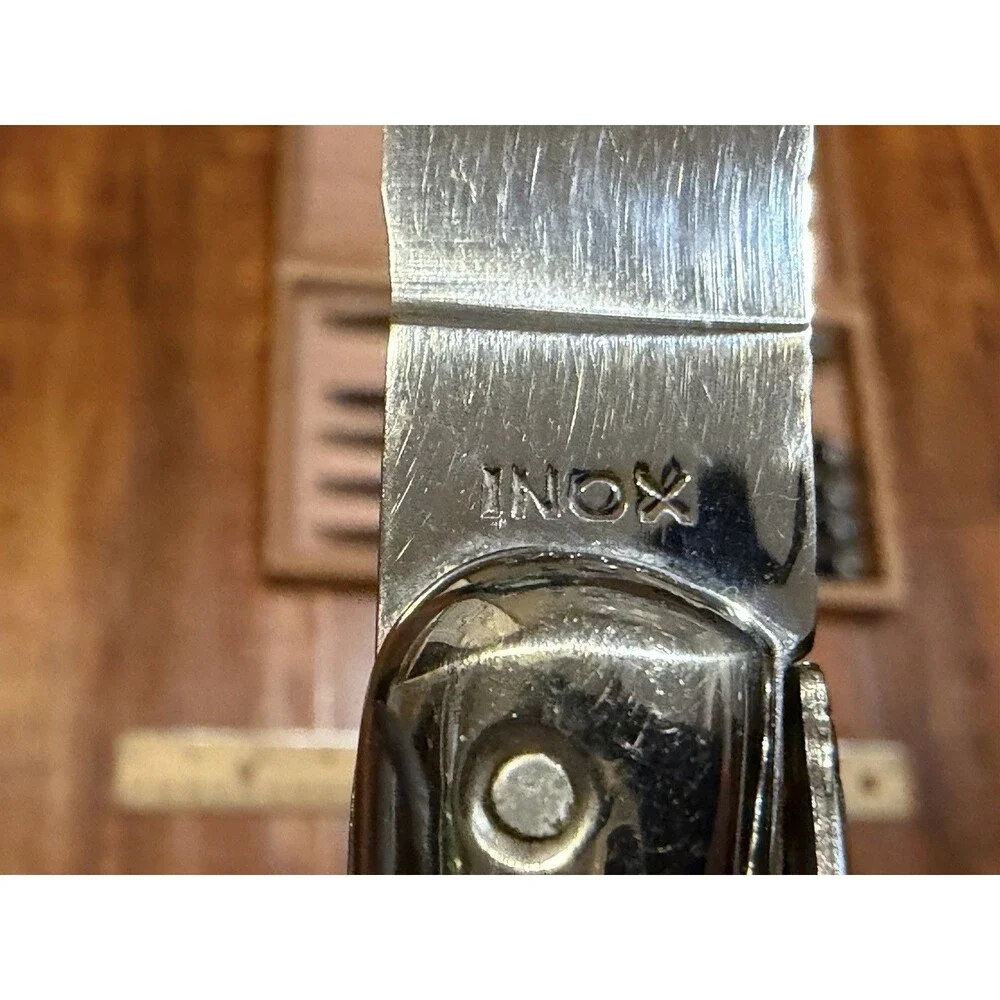 Vintage Original Laguiole Inox France Steak Knives - Set of 6 in Wood Case